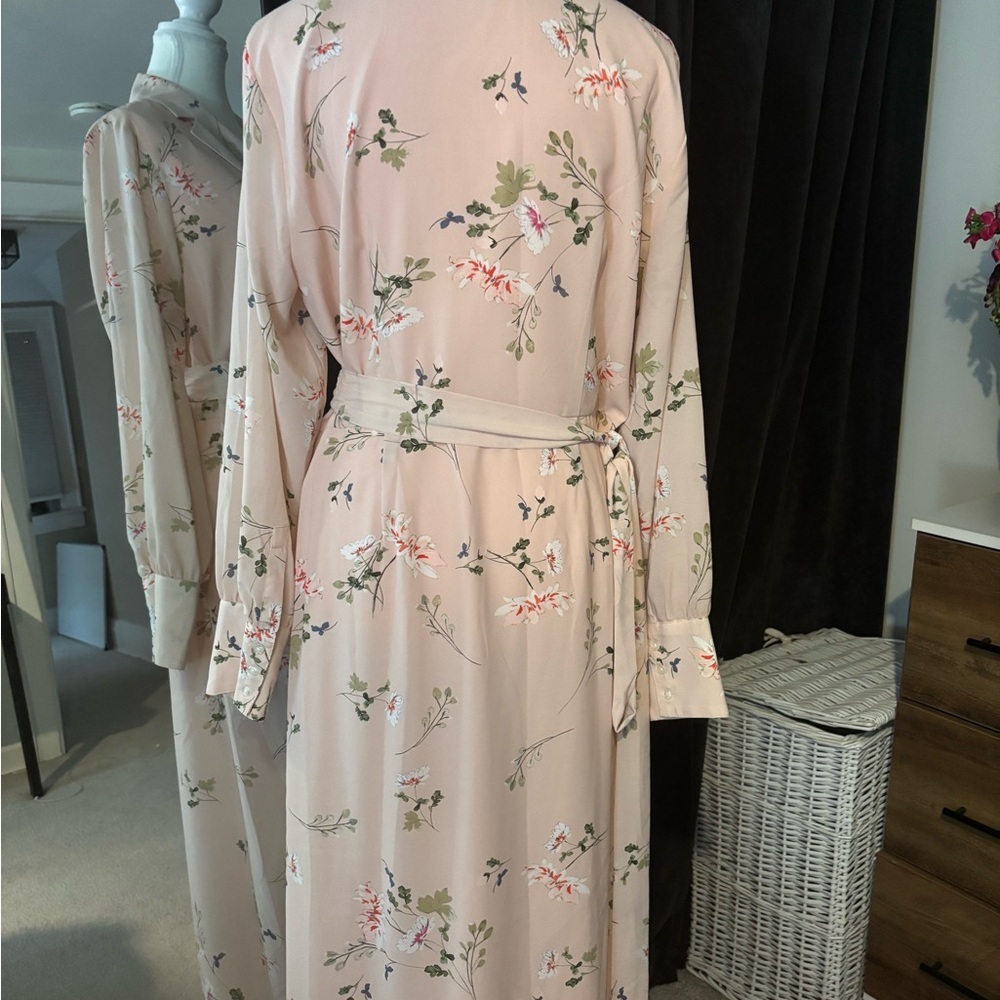RACHEL Rachel Roy Pink Floral Wrap Dress - Picture 5 of 6